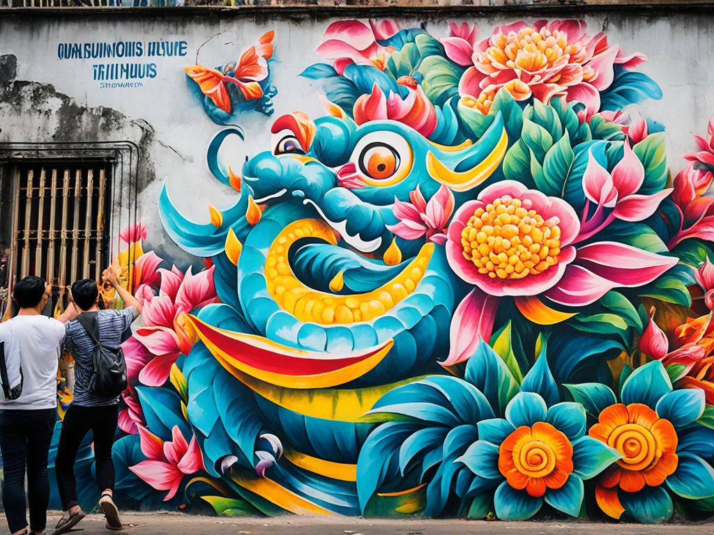 Street Art Hanoi verändert das Stadtbild