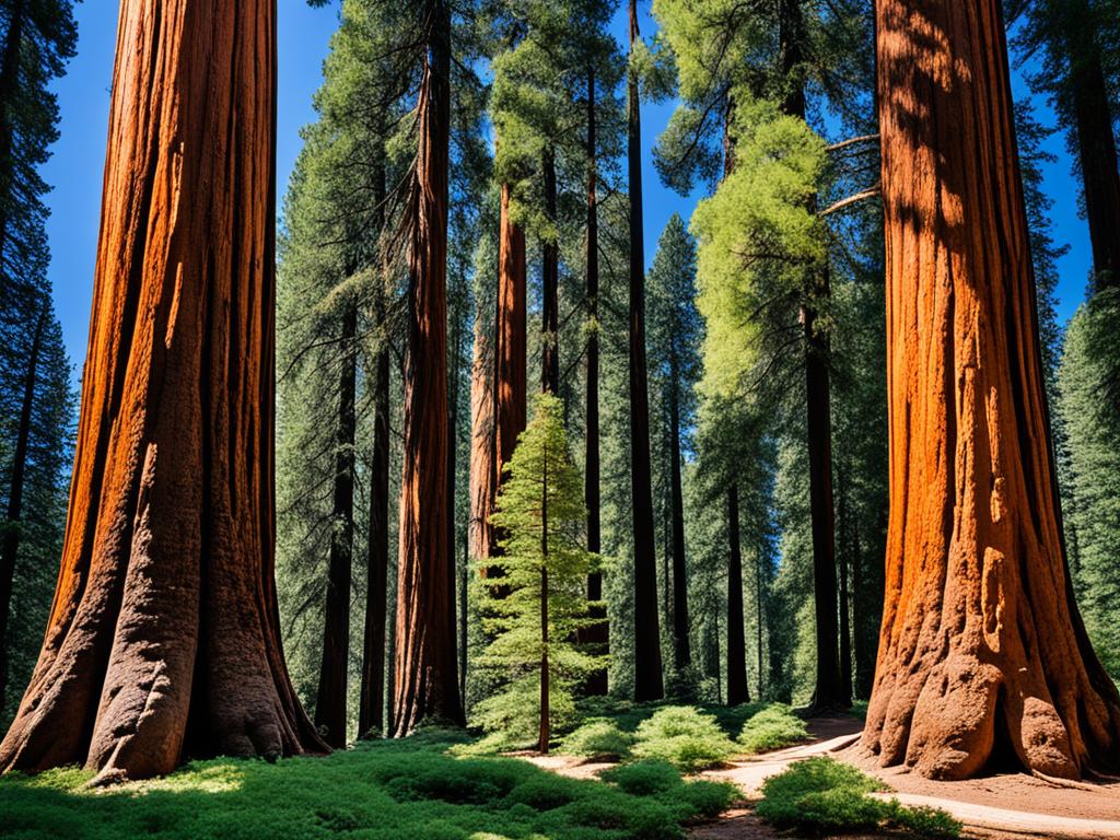 Lebenszyklus der Sequoiadendron giganteum