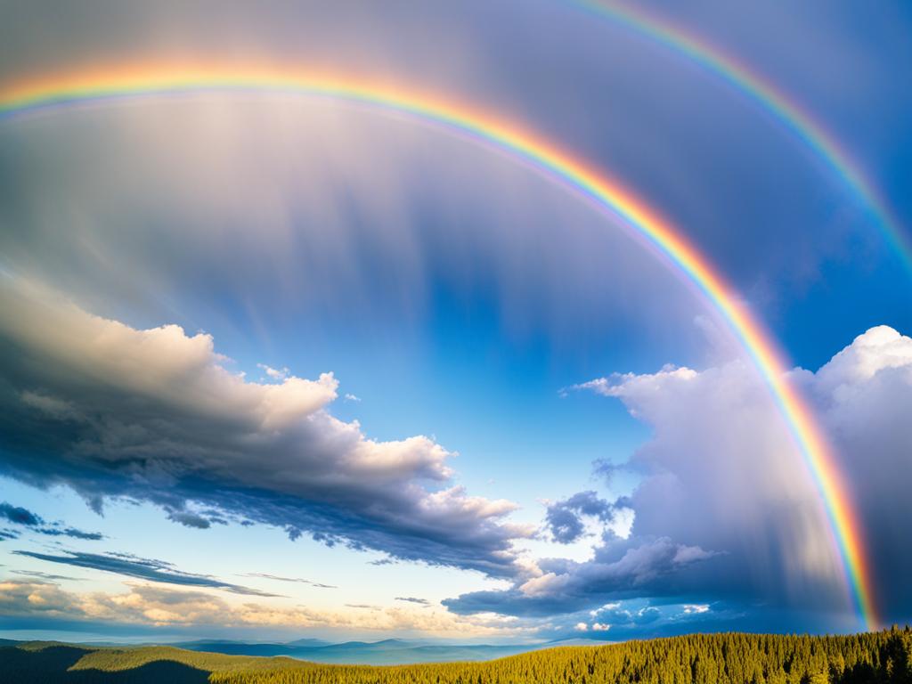 Doppelte Regenbögen