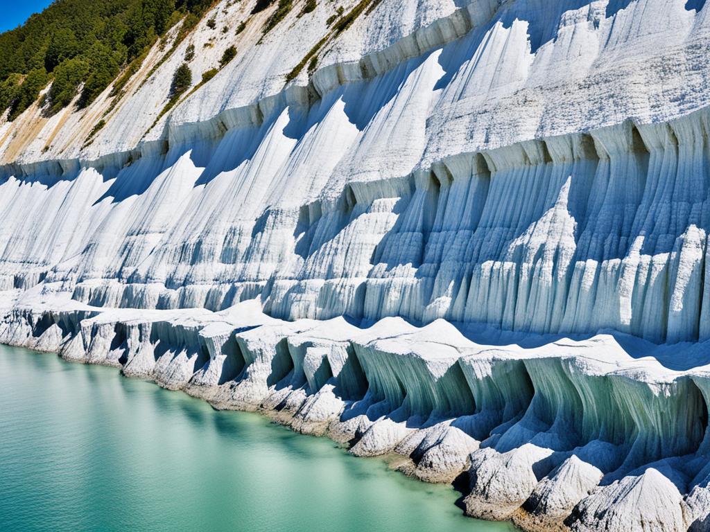 Geologische Prozesse bei der Entstehung der Kreideklippen